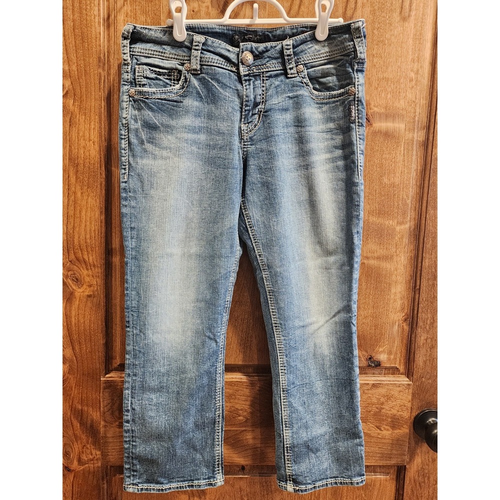 Silver Suki Super Stretch Mid Capri Women's Size 31/22